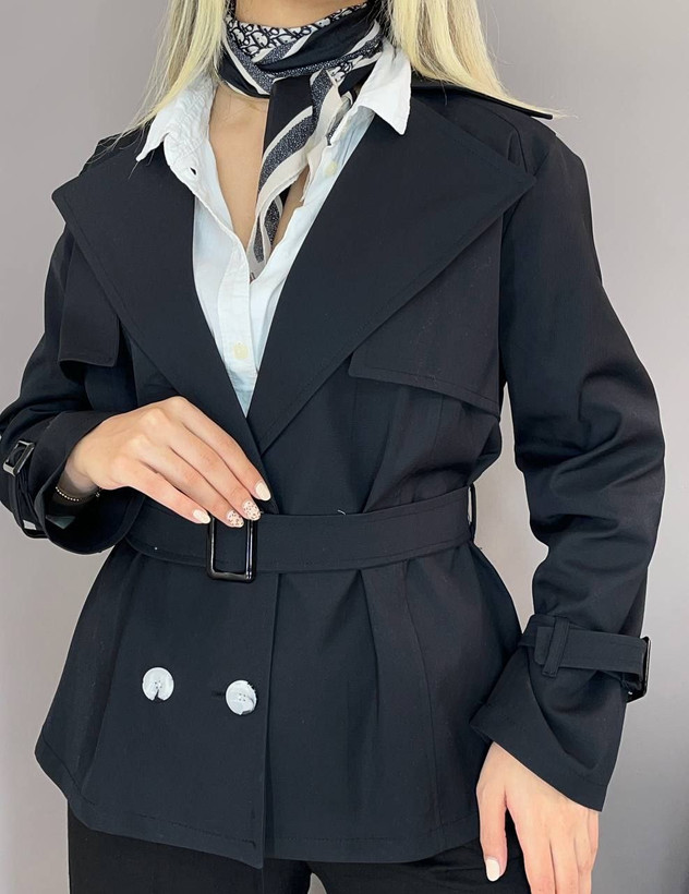 بارونی کتان درجه یک یقه انگلیسی ترنج