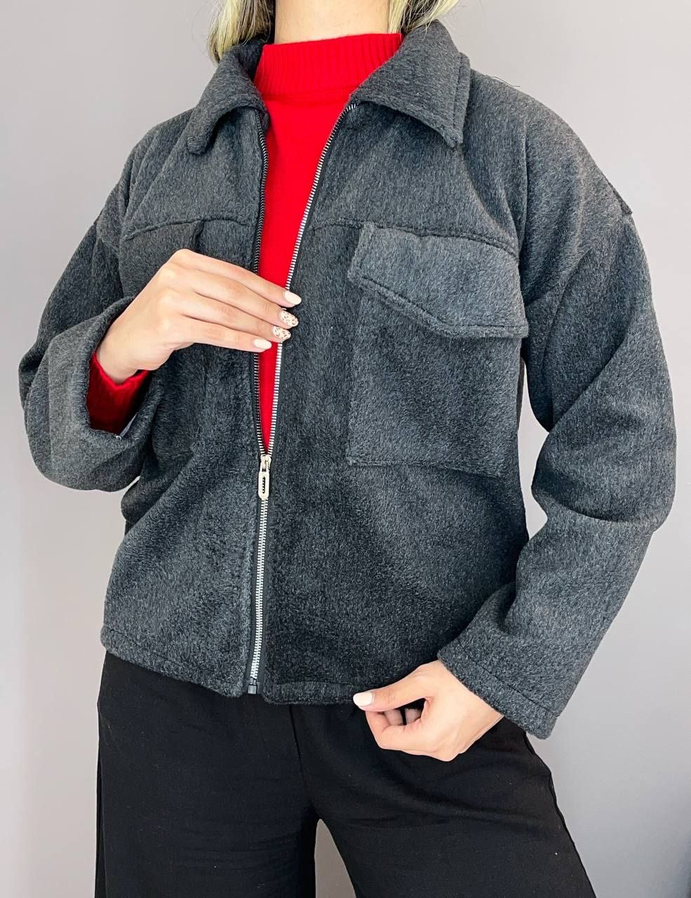 کت کراپ فوتر کشمیر زنانه ضخیم