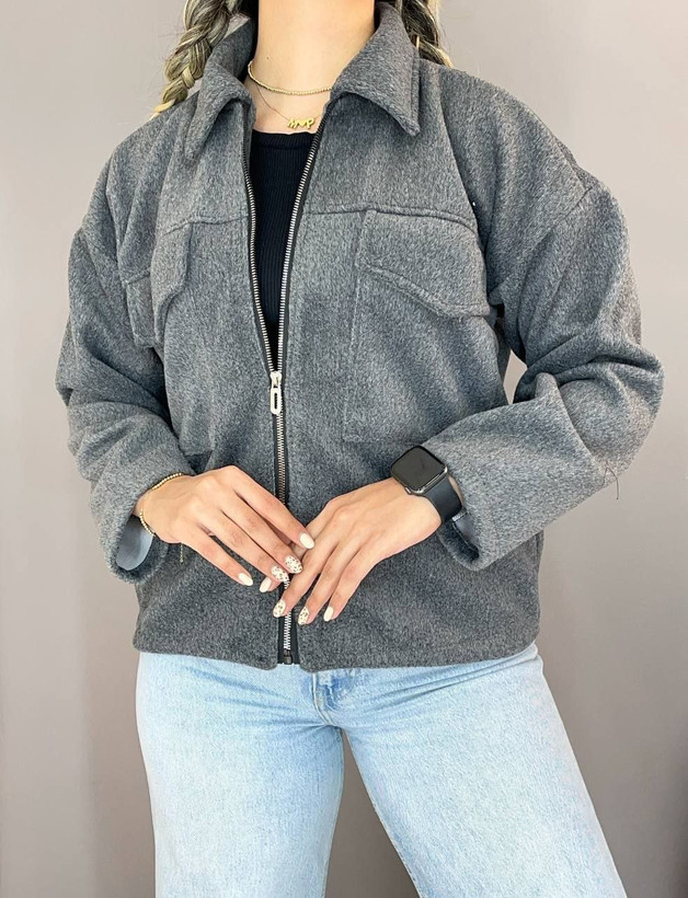 کت کراپ فوتر کشمیر زنانه ضخیم