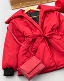 کاپشن آستردار عروسکی یقه پهن