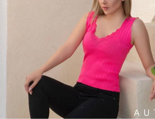 تاپ بافت یقه دلبری