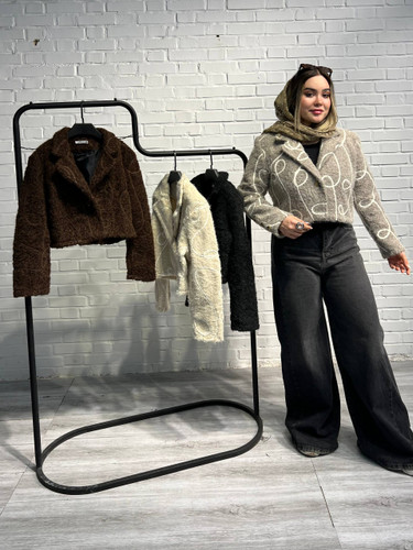 پالتو کت نمد خامه دوزی مزونی
