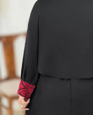 ست یلدایی سارافون و جلیقه گلبهار